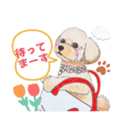 手描きわんこ♥（個別スタンプ：15）