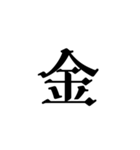 一字で会話  2（個別スタンプ：28）