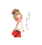 毎日使える大人girl♡のシンプルスタンプ（個別スタンプ：1）