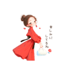 毎日使える大人girl♡のシンプルスタンプ（個別スタンプ：17）