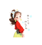 毎日使える大人girl♡のシンプルスタンプ（個別スタンプ：20）