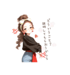 毎日使える大人girl♡のシンプルスタンプ（個別スタンプ：37）