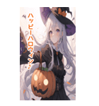 ハロウィン魔女BIGスタンプ（個別スタンプ：1）