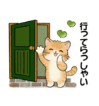 笑顔を運ぶ猫たち ♡ 誰でもいつでも（個別スタンプ：5）