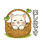 笑顔を運ぶ猫たち ♡ 誰でもいつでも（個別スタンプ：34）