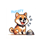 【ドット絵】  柴犬スタンプ（個別スタンプ：3）