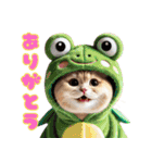 にゃんこぬいぐるみコレクション（個別スタンプ：4）