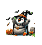 ペンペンーハロウィン（個別スタンプ：1）