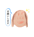 我が子の落書きスタンプ（個別スタンプ：4）