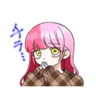 メンヘラ女とヤンデレ男スタンプ3（個別スタンプ：16）