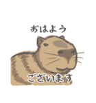 動物いっぱいあいづちスタンプ【ゆる敬語】（個別スタンプ：5）