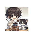 津世実君と愛しい猫②（個別スタンプ：2）