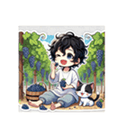 津世実君と愛しい猫②（個別スタンプ：4）
