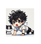 津世実君と愛しい猫②（個別スタンプ：6）