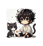 津世実君と愛しい猫②（個別スタンプ：8）