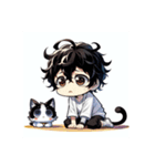 津世実君と愛しい猫②（個別スタンプ：10）