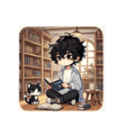 津世実君と愛しい猫②（個別スタンプ：12）