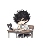 津世実君と愛しい猫②（個別スタンプ：15）