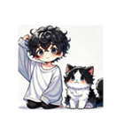 津世実君と愛しい猫②（個別スタンプ：17）