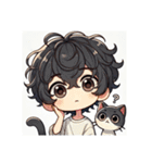 津世実君と愛しい猫②（個別スタンプ：23）