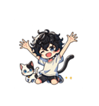 津世実君と愛しい猫②（個別スタンプ：24）