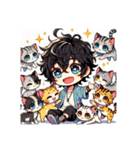 津世実君と愛しい猫②（個別スタンプ：32）