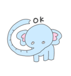 わくわく変な顔アニマル（個別スタンプ：3）