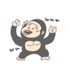 わくわく変な顔アニマル（個別スタンプ：7）