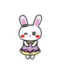 うさぎ♡らぴぴ♡ママ(Cute rabbit)字なし（個別スタンプ：10）