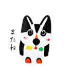 お絵描きシベリアンハスキー犬（個別スタンプ：13）
