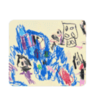 Zの自由画『年中』（個別スタンプ：17）