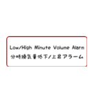 人工呼吸器用語集 ～アラーム編～（個別スタンプ：3）