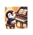 ペンペンーピアノ（個別スタンプ：9）