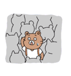 俺のクマサァンとネコチャァン（個別スタンプ：3）