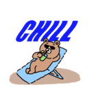 俺のクマサァンとネコチャァン（個別スタンプ：13）