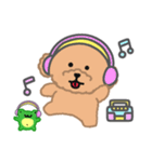 子犬とカエルの暖かい日常（個別スタンプ：6）