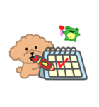 子犬とカエルの暖かい日常（個別スタンプ：8）