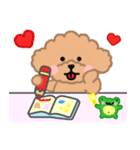 子犬とカエルの暖かい日常（個別スタンプ：9）