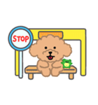 子犬とカエルの暖かい日常（個別スタンプ：14）