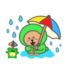 子犬とカエルの暖かい日常（個別スタンプ：18）