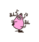 おばんでするぱんくん【アルパカ】（個別スタンプ：3）