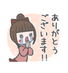 落書き♡お団子ヘアの女の子（個別スタンプ：7）