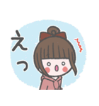 落書き♡お団子ヘアの女の子（個別スタンプ：36）