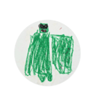 Uの自由画(年少)（個別スタンプ：1）