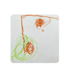 Uの自由画(年少)（個別スタンプ：16）