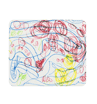 Uの自由画(年少)（個別スタンプ：24）