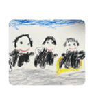 Uの自由画(年少)（個別スタンプ：27）
