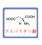 アミノ酸・ヘテロ環構造式 -薬学生-（個別スタンプ：10）