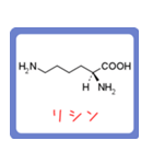アミノ酸・ヘテロ環構造式 -薬学生-（個別スタンプ：12）