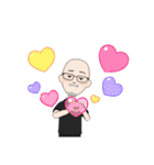 陽気なハゲおじさん（個別スタンプ：3）